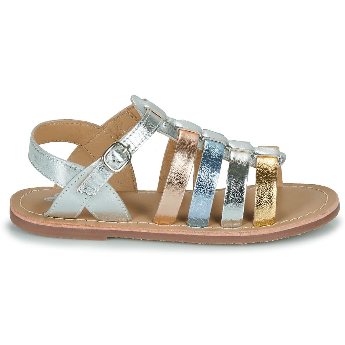 Girls' Sandals Citrouille et Compagnie Silver