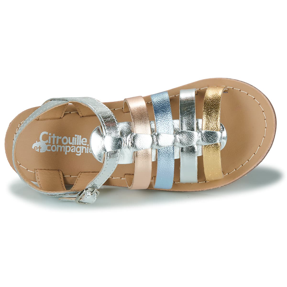 Girls' Sandals Citrouille et Compagnie Silver