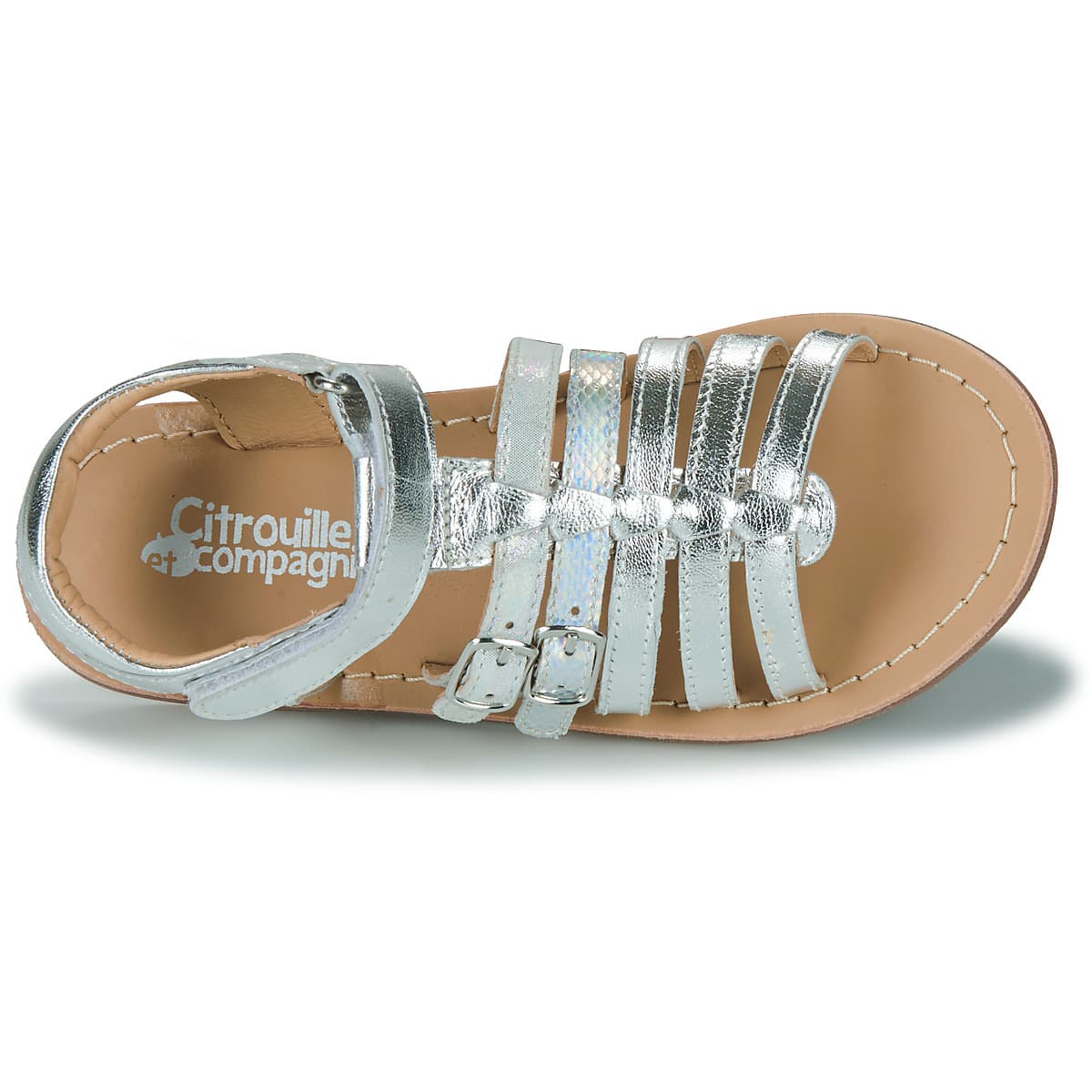 Girls' Sandals Citrouille et Compagnie Silver
