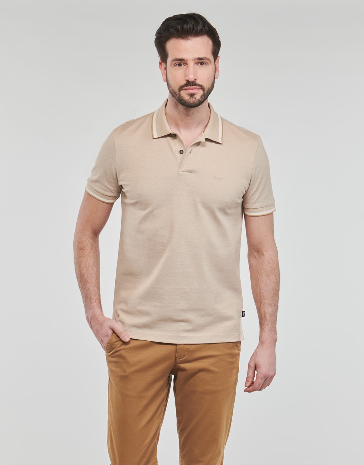 Men's Polo Shirts BOSS Beige