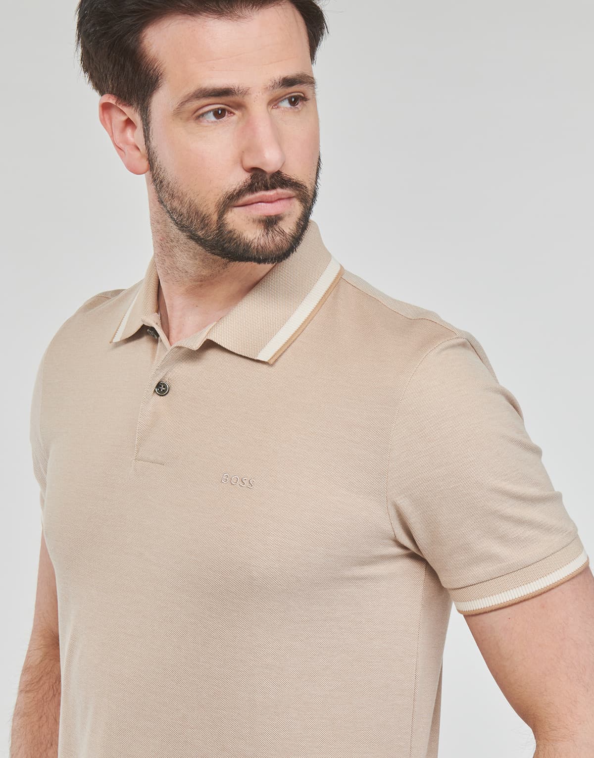 Men's Polo Shirts BOSS Beige