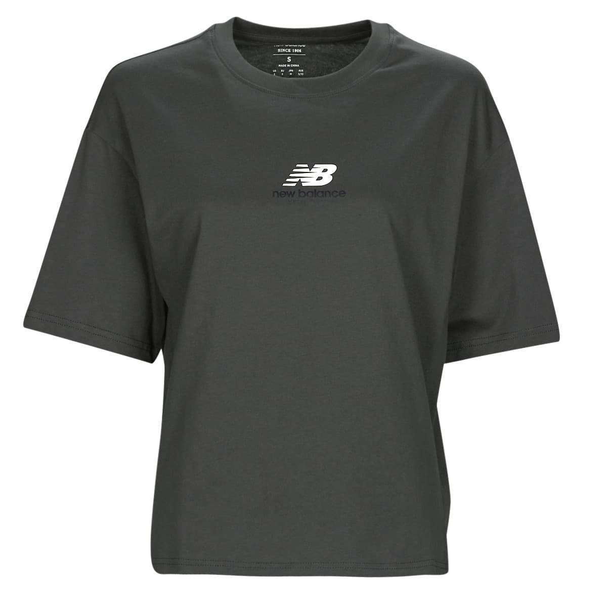 Women's Sports T-Shirts New Balance Black