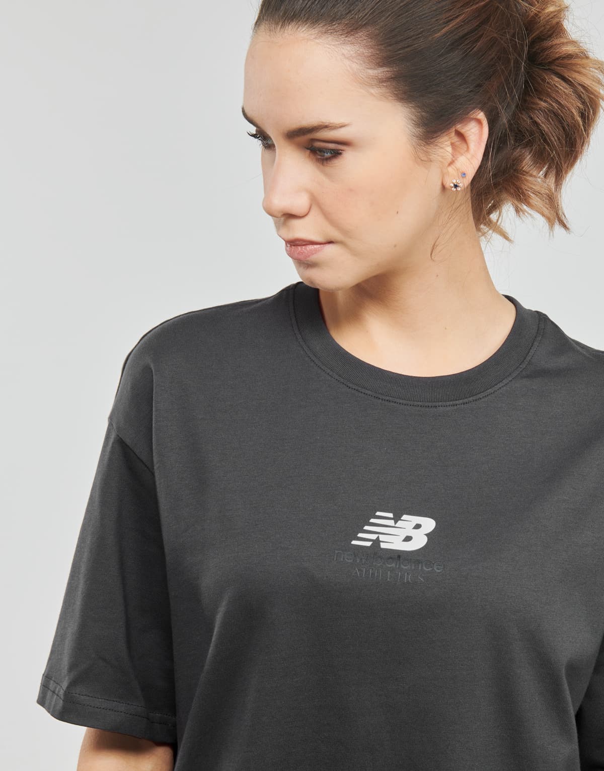 Women's Sports T-Shirts New Balance Black