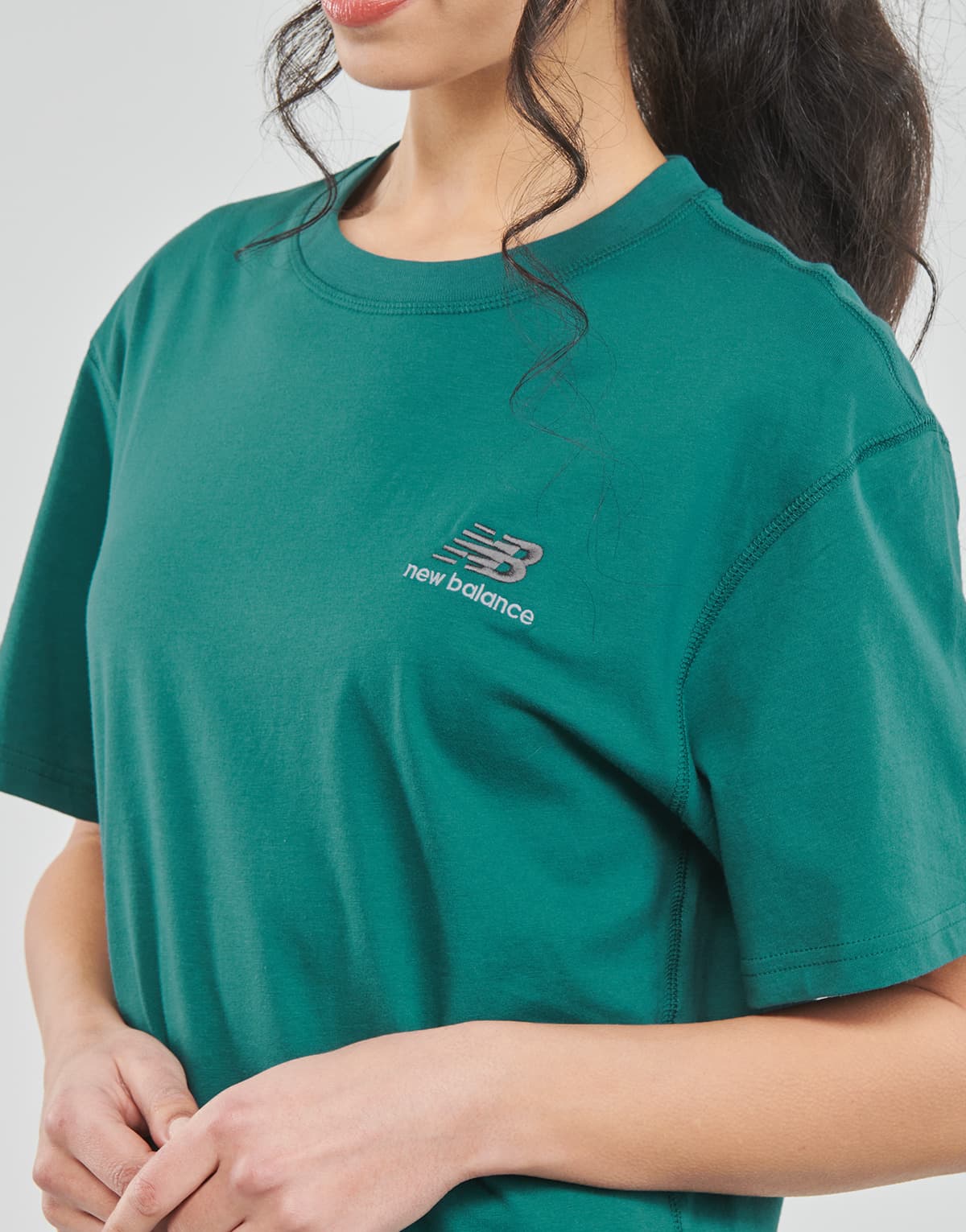 Women's T-Shirts New Balance Green