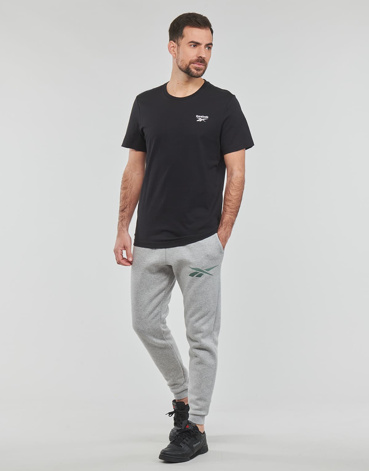 Men's T-Shirts Reebok Black