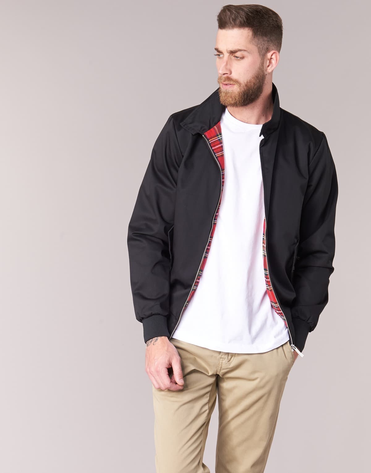 Men's Jackets Harrington Black