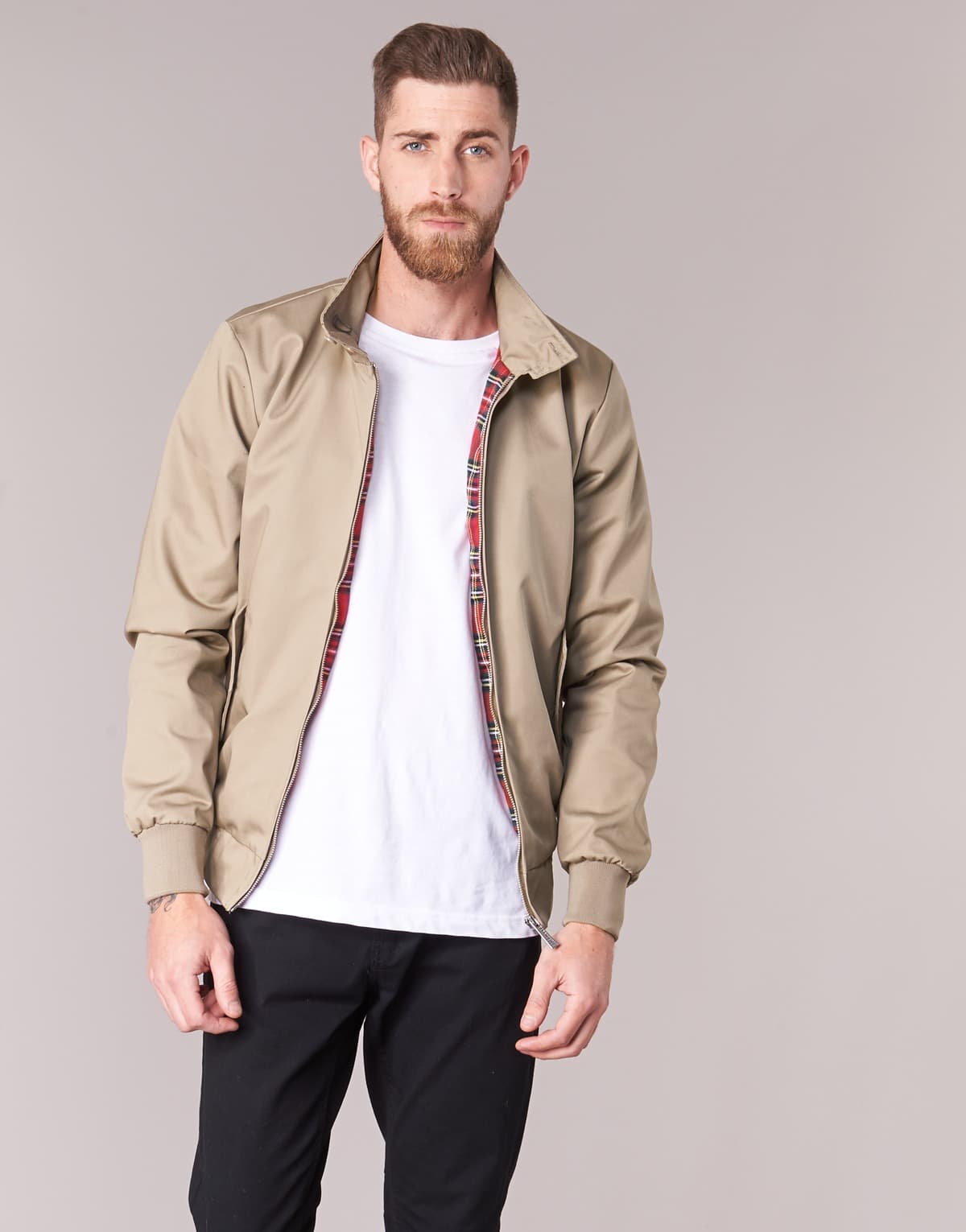 Men's Jackets Harrington Beige