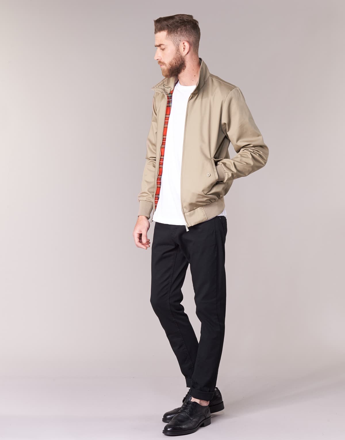 Men's Jackets Harrington Beige