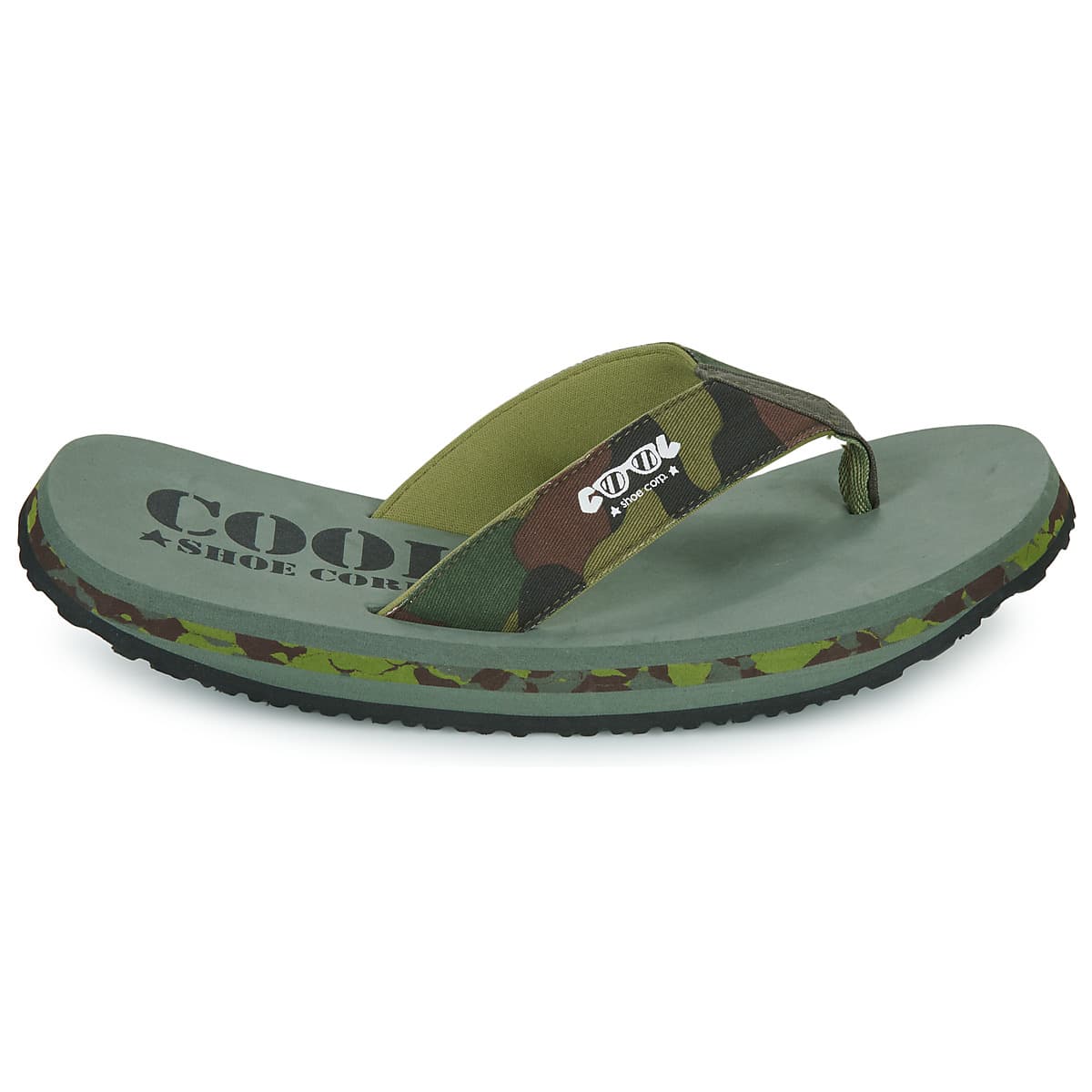 Men's Flip Flops Cool shoe Khaki