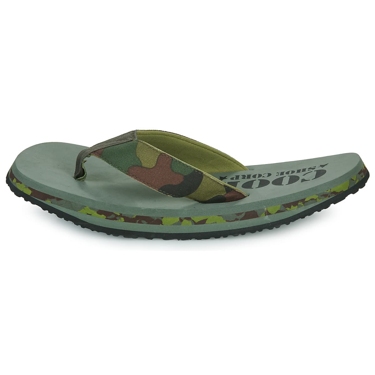 Men's Flip Flops Cool shoe Khaki