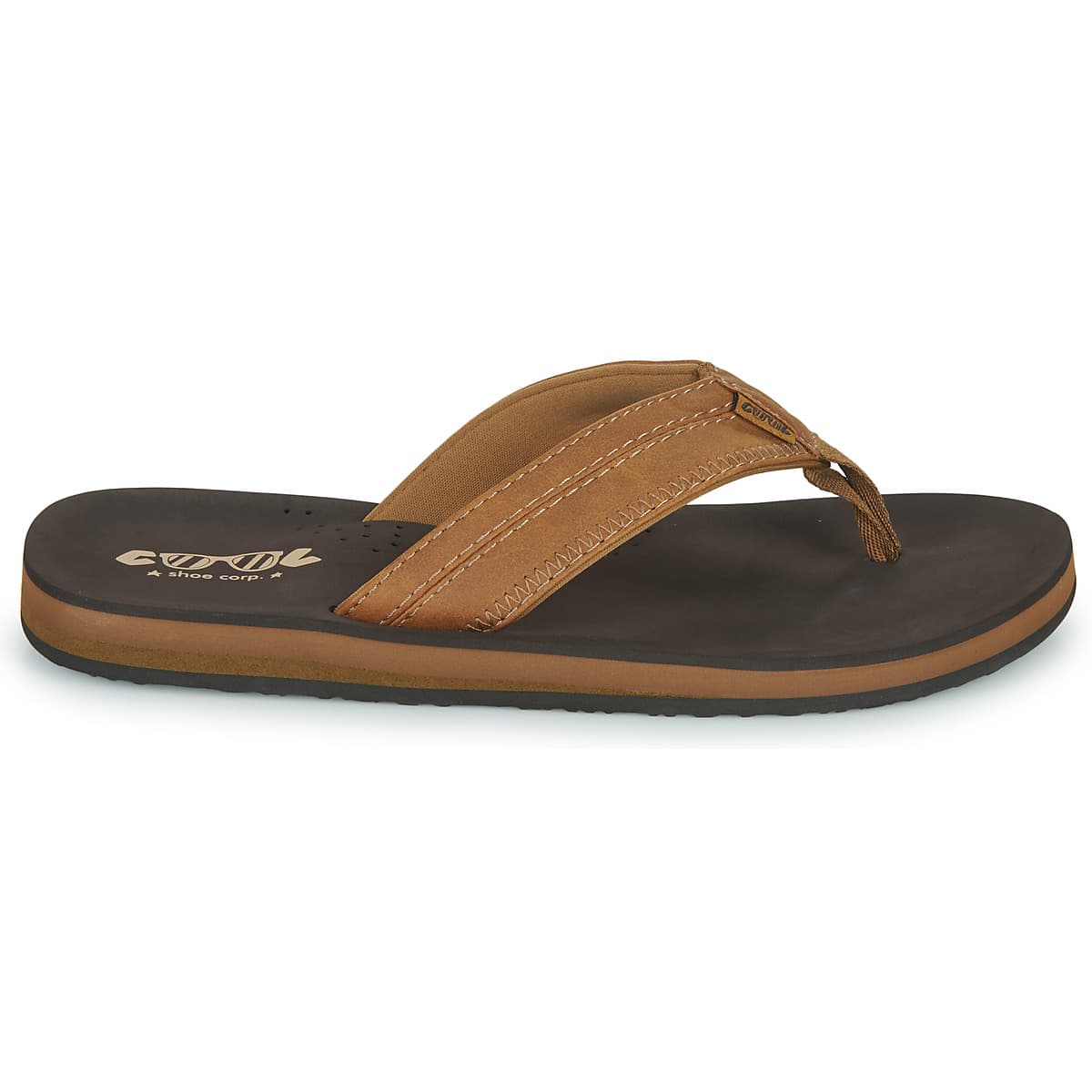 Men's Flip Flops Cool shoe Brown