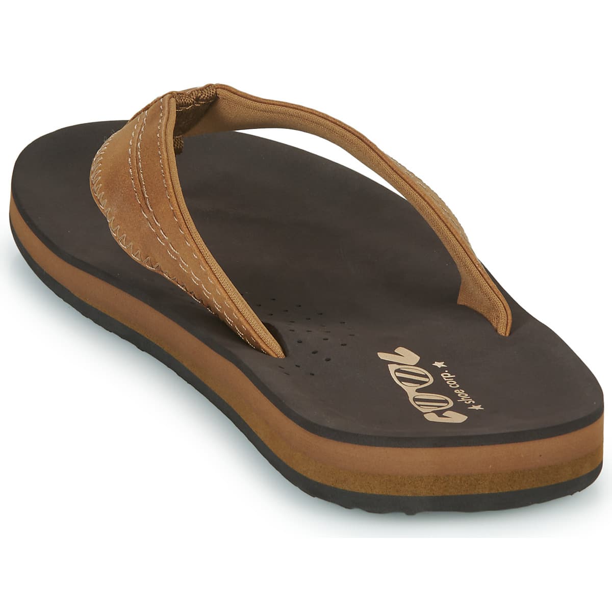Men's Flip Flops Cool shoe Brown