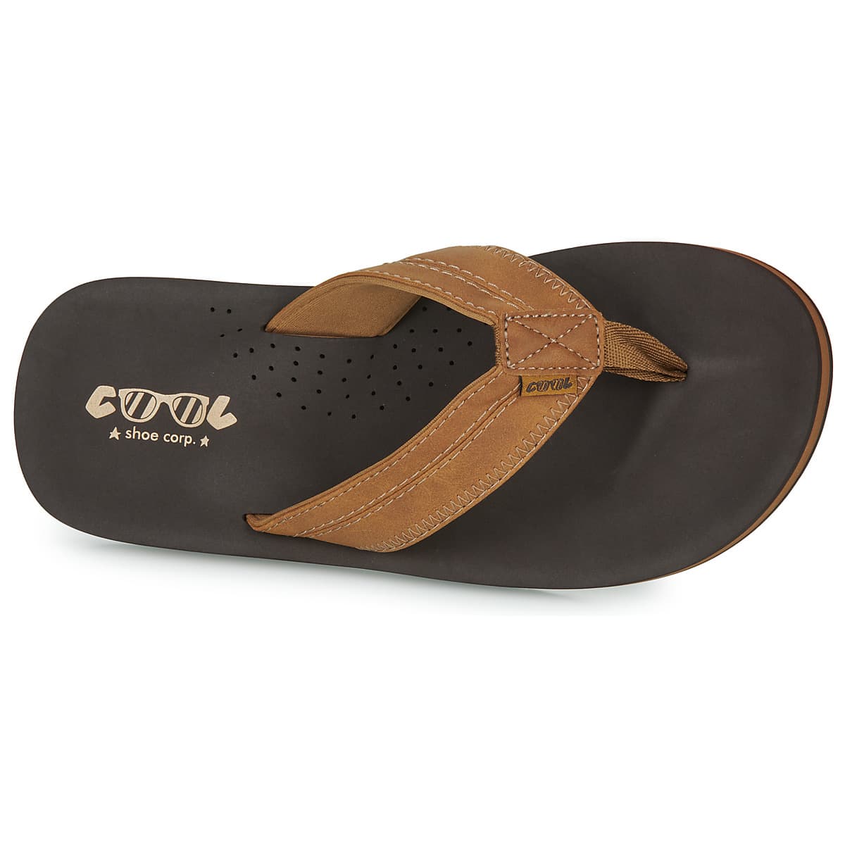 Men's Flip Flops Cool shoe Brown