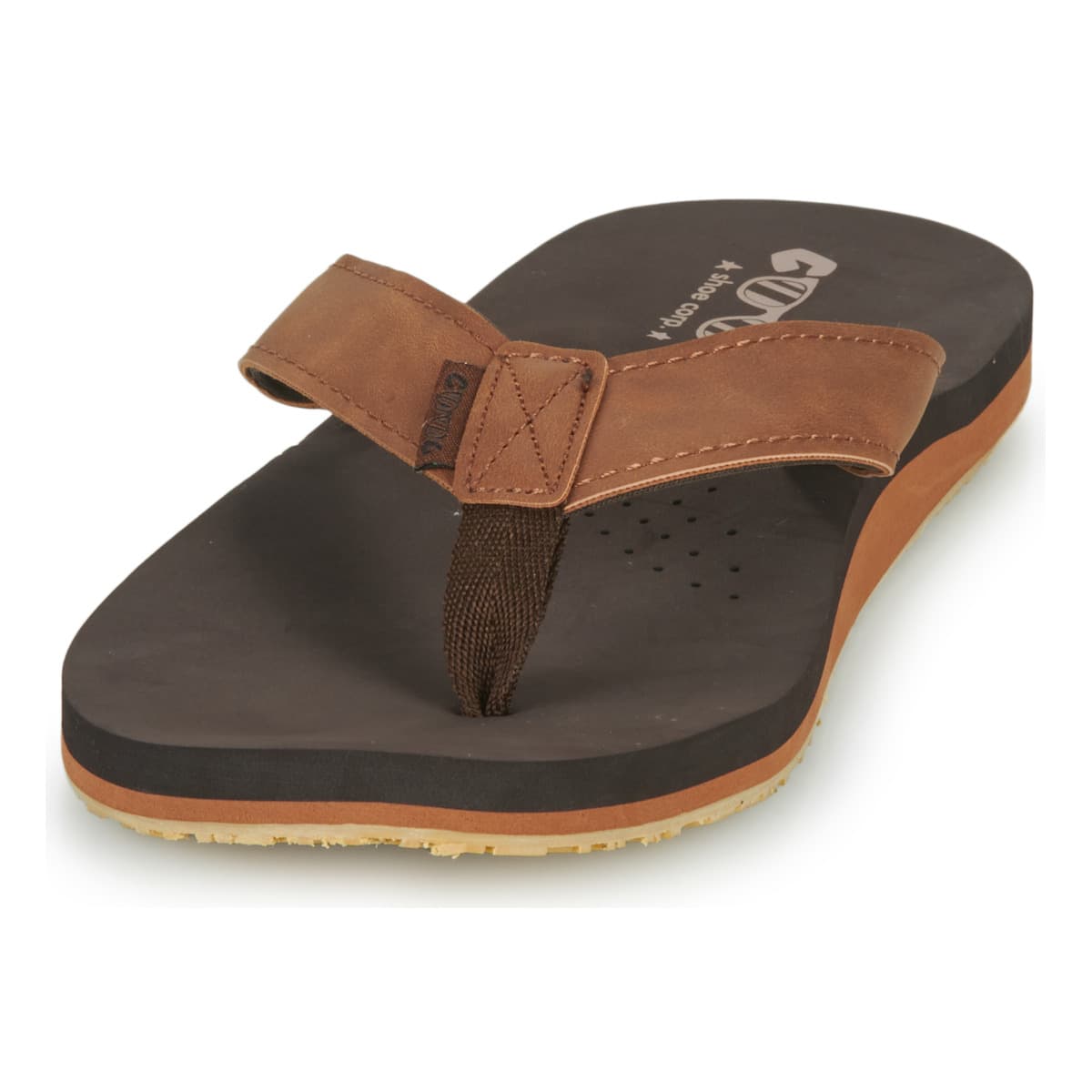 Men's Flip Flops Cool shoe Brown