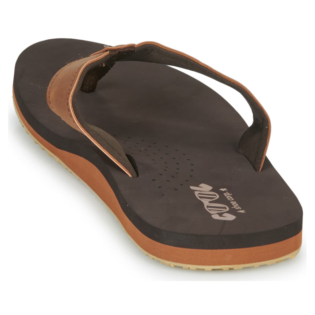 Men's Flip Flops Cool shoe Brown