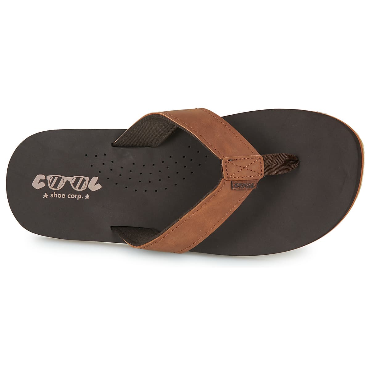 Men's Flip Flops Cool shoe Brown