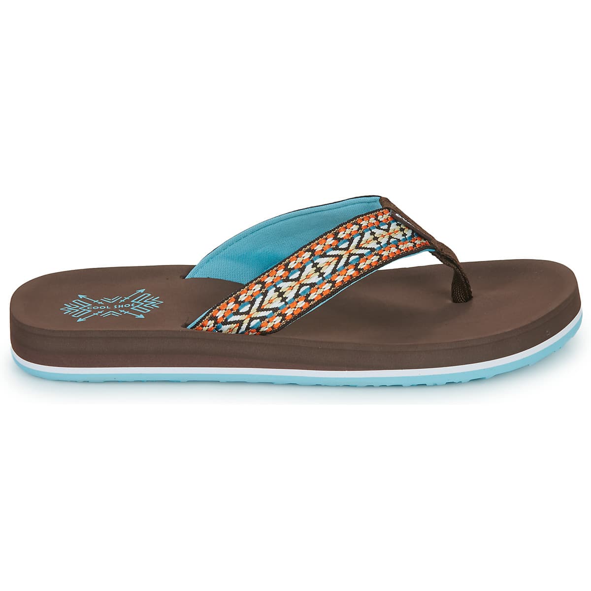 Women's Flip Flops Cool shoe Brown