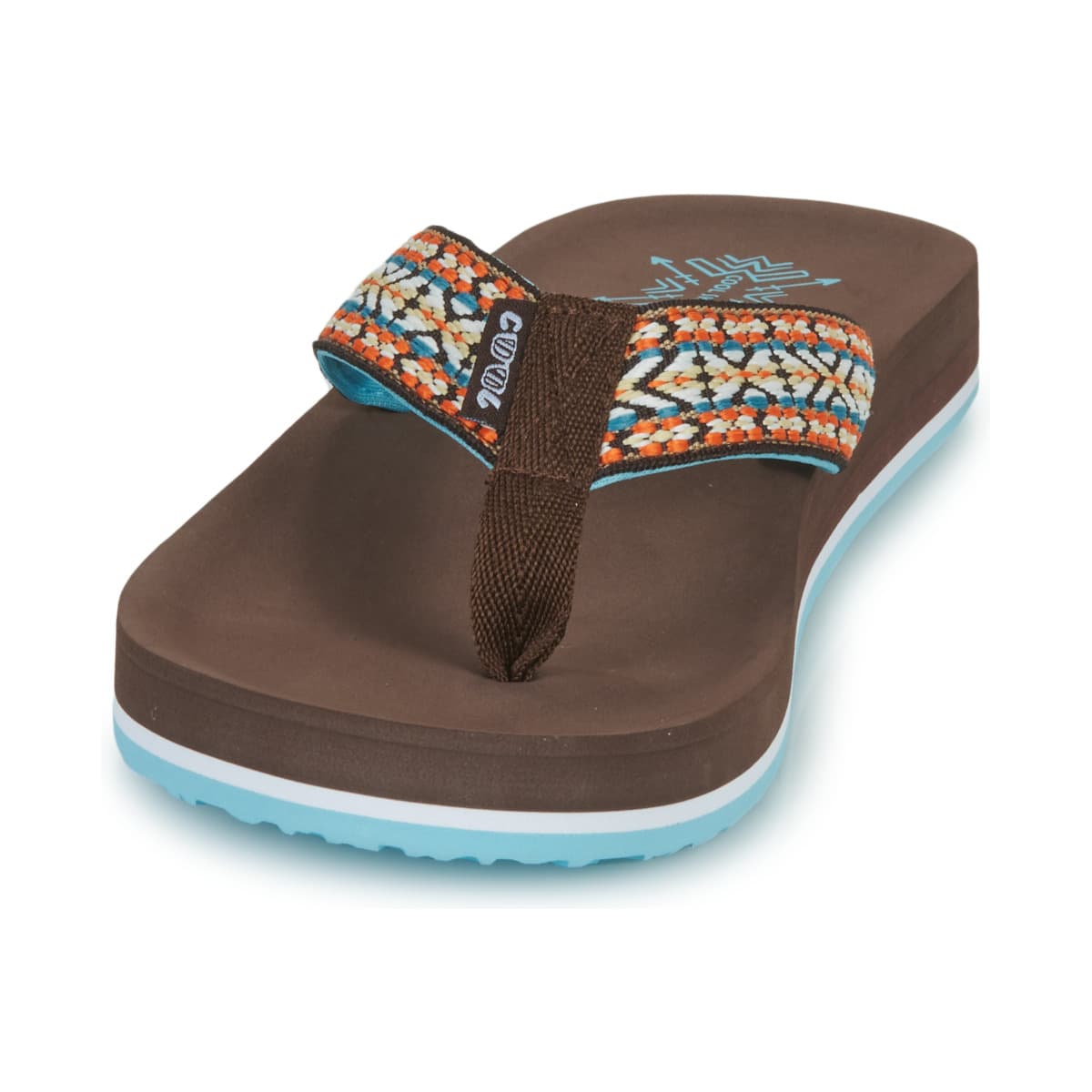 Women's Flip Flops Cool shoe Brown