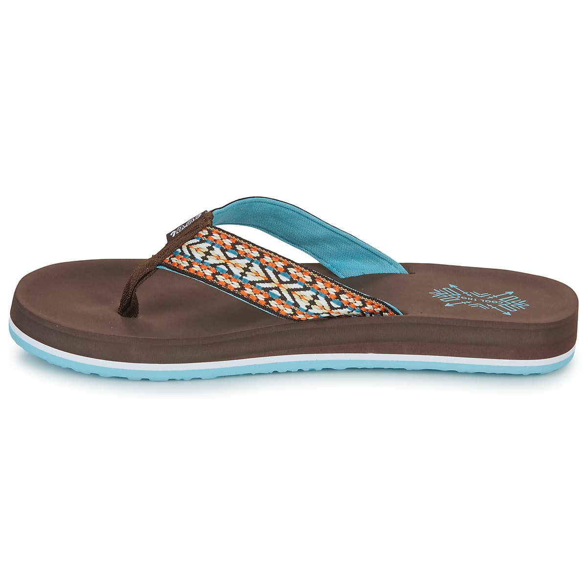 Women's Flip Flops Cool shoe Brown