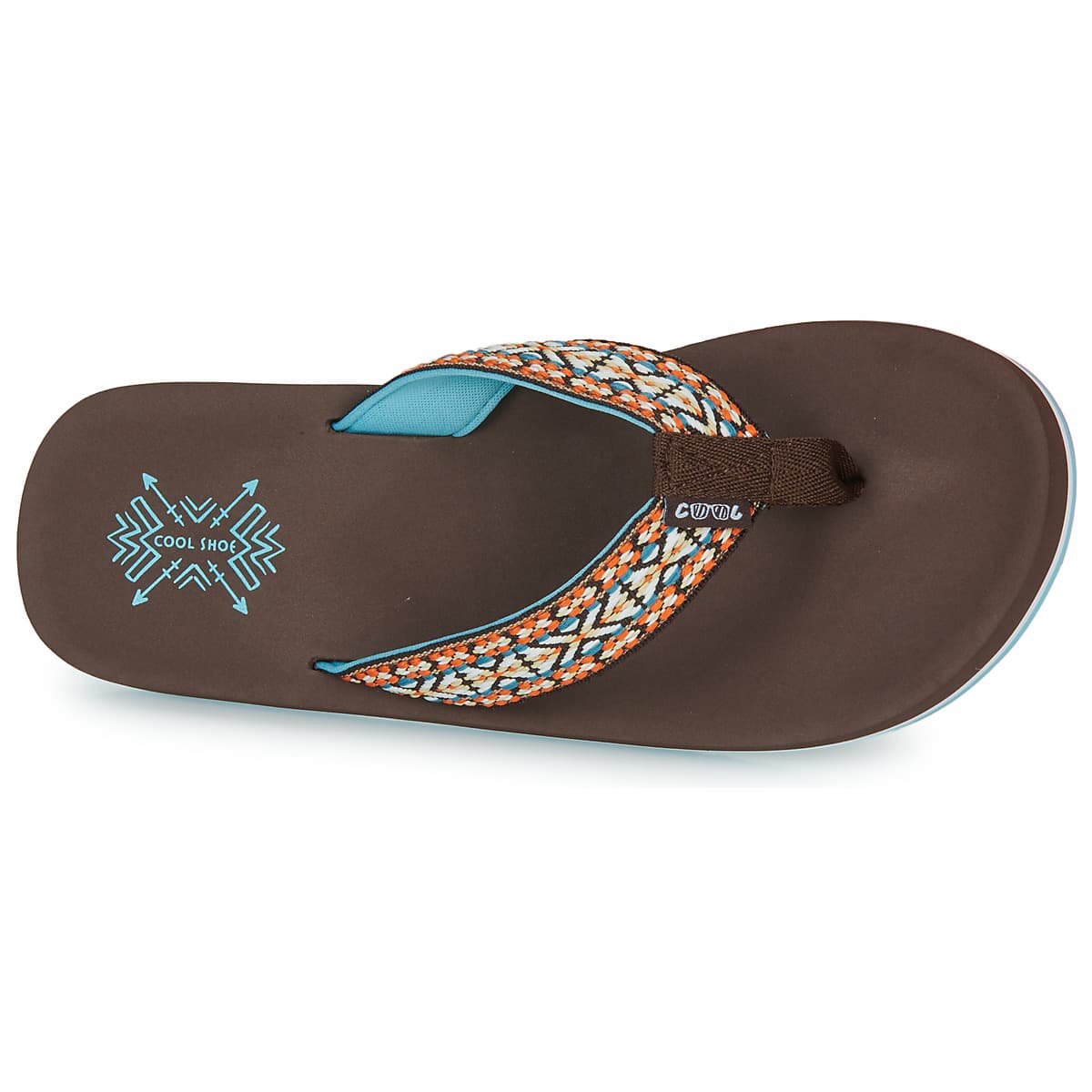 Women's Flip Flops Cool shoe Brown