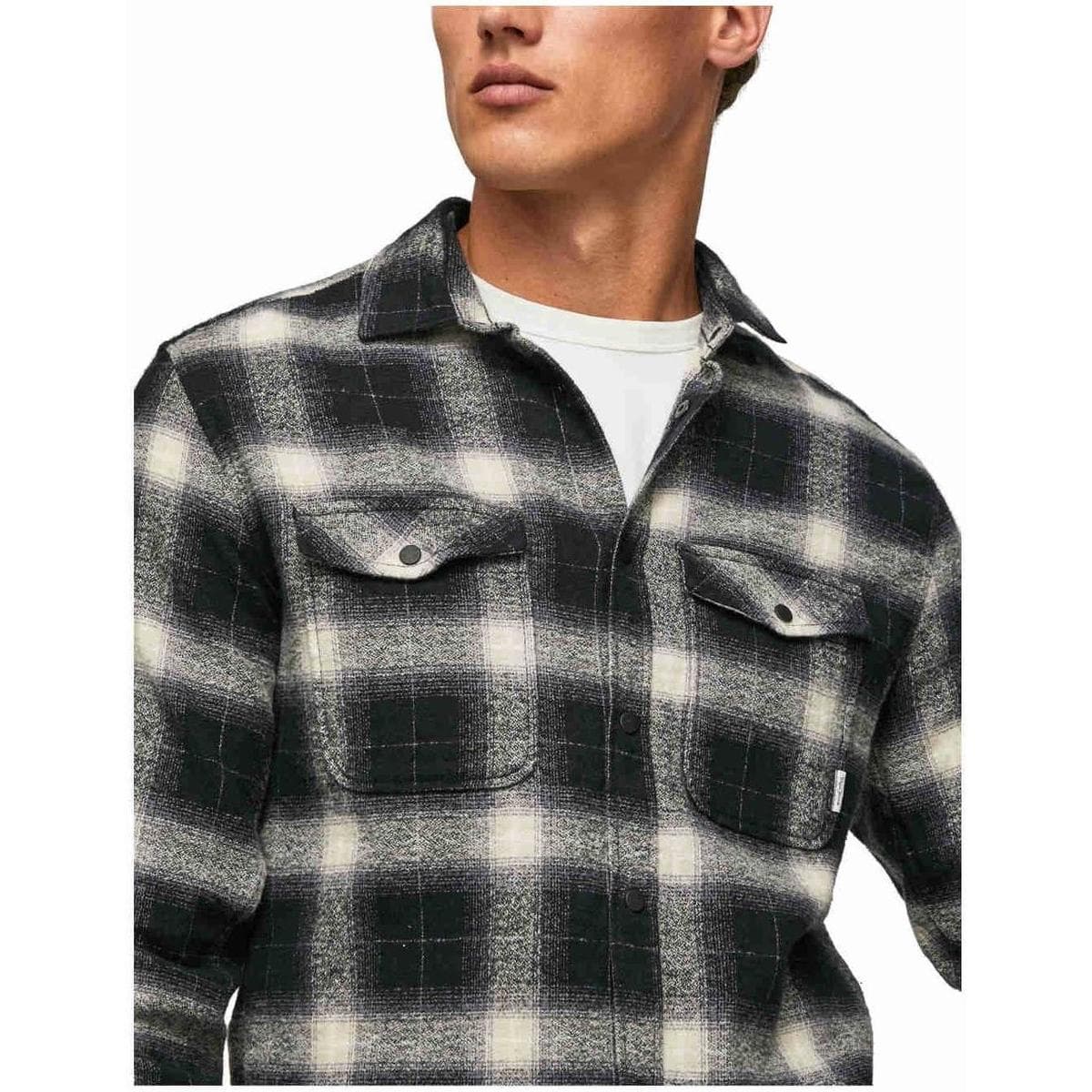 Men's Shirts Pepe Jeans Black