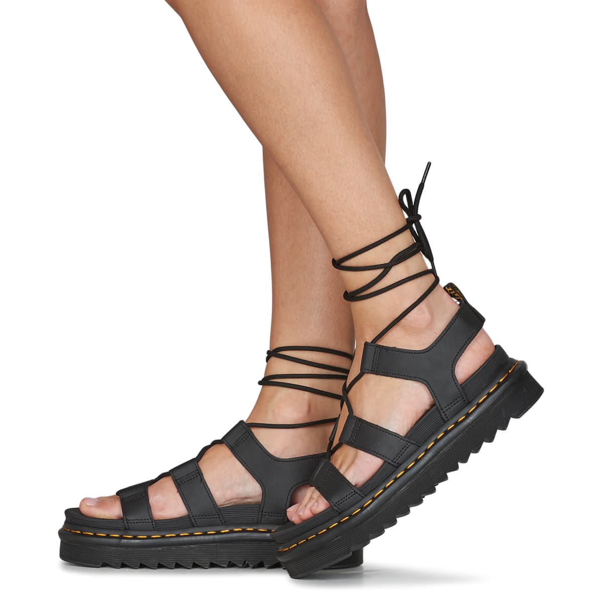 Women's Platforms Dr. Martens Black