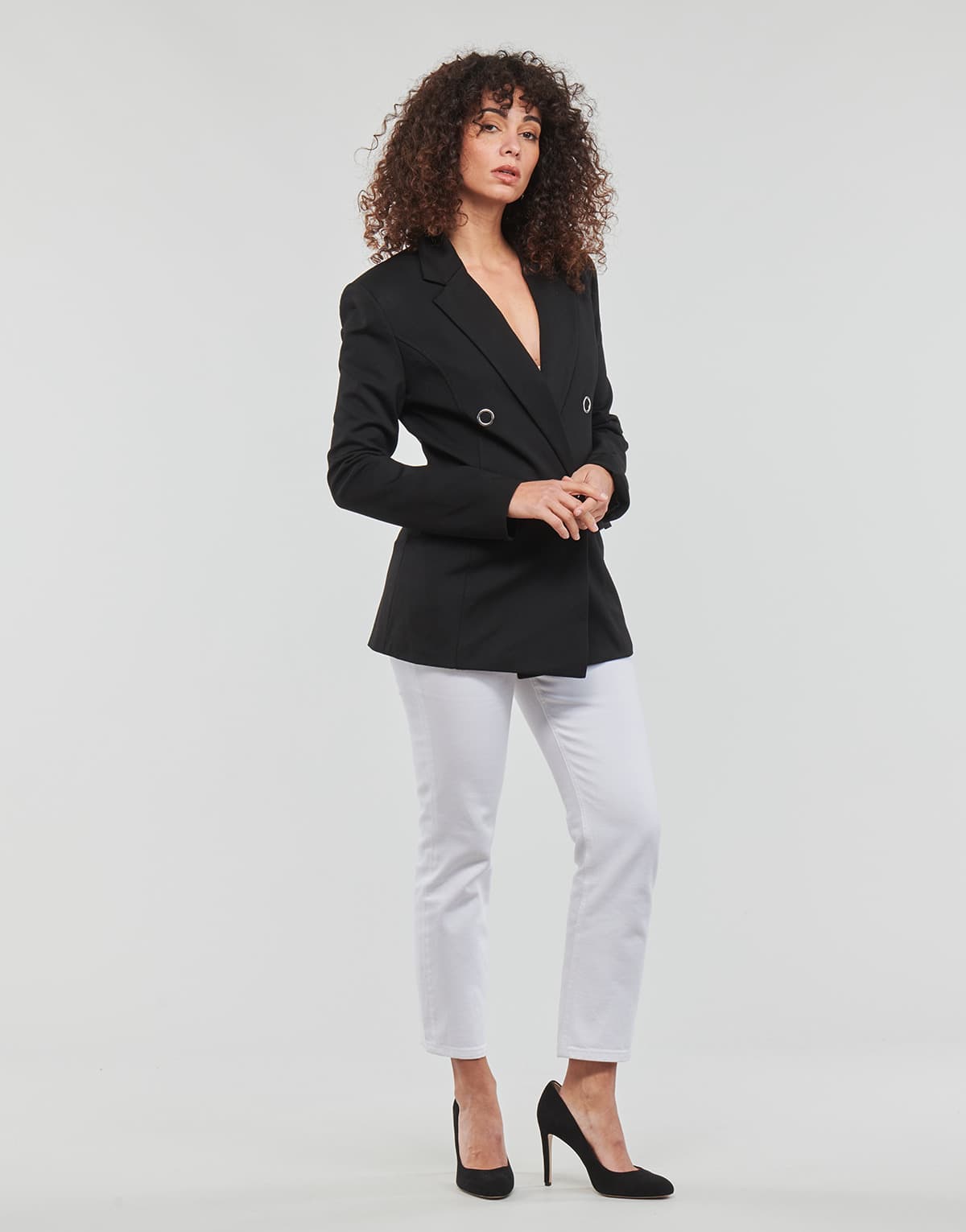 Women's Blazers Guess Black