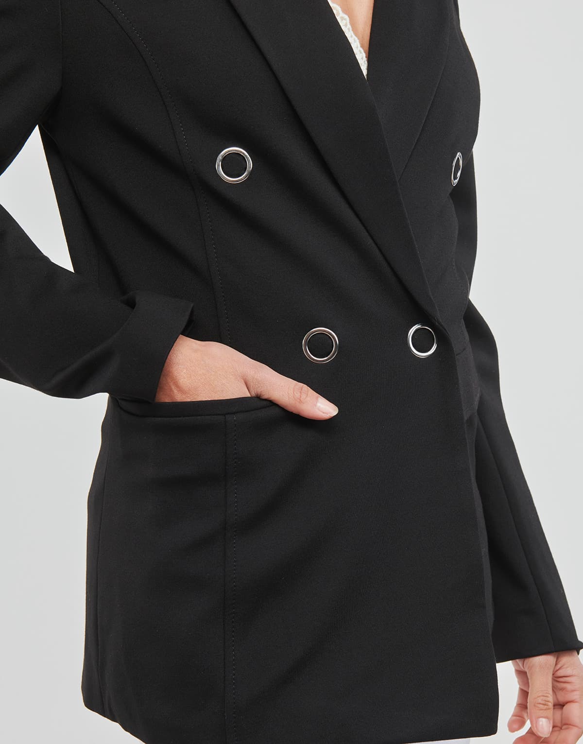 Women's Blazers Guess Black