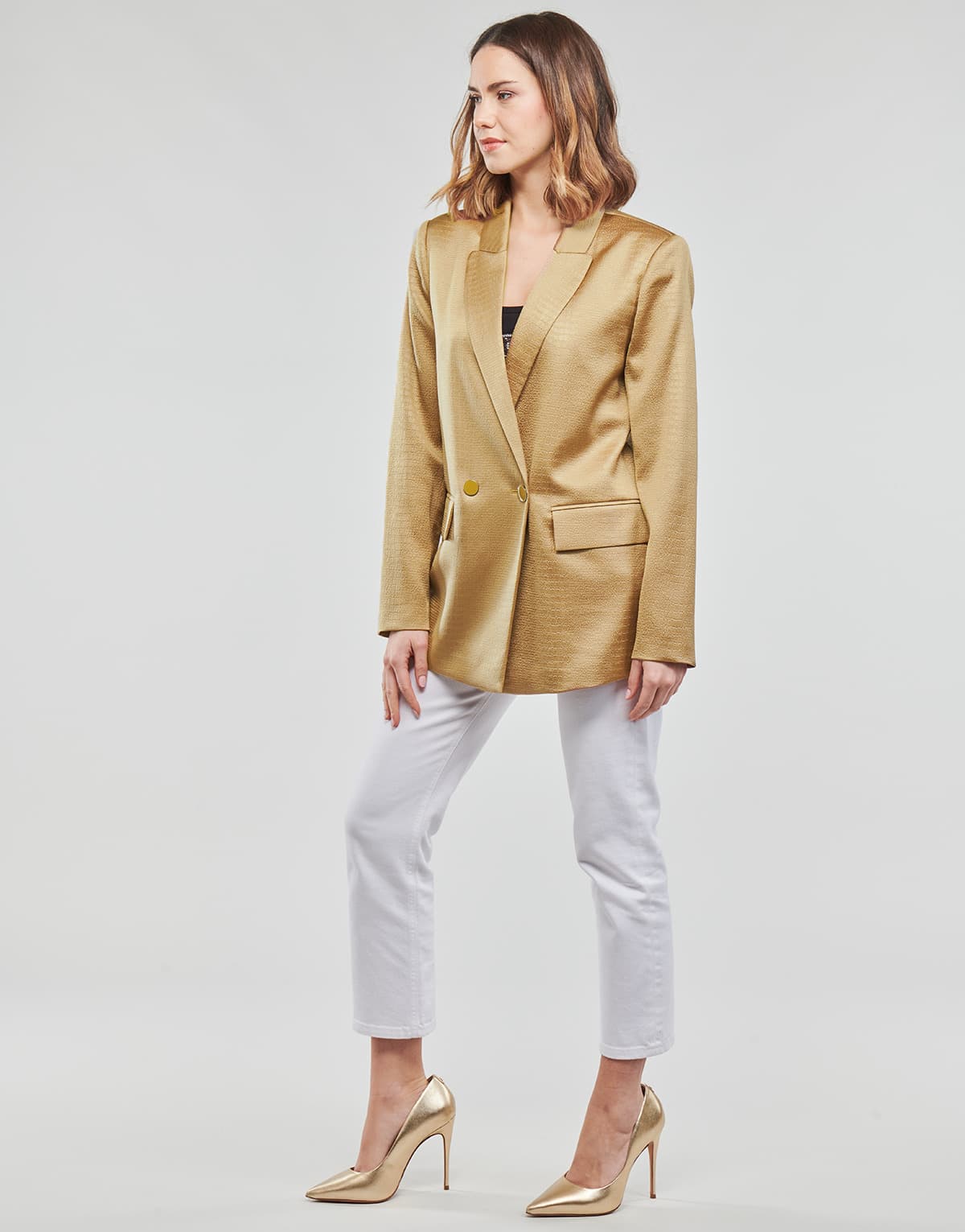 Women's Blazers Guess Beige