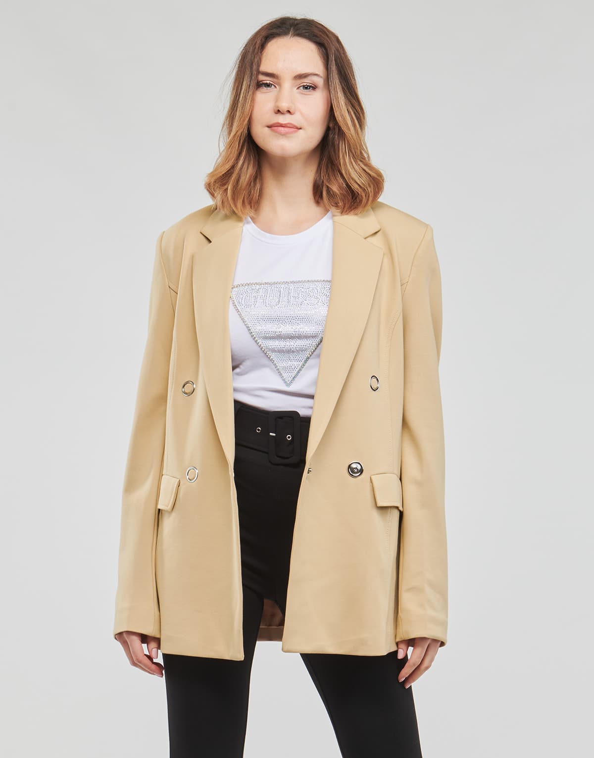 Women's Blazers Guess Beige