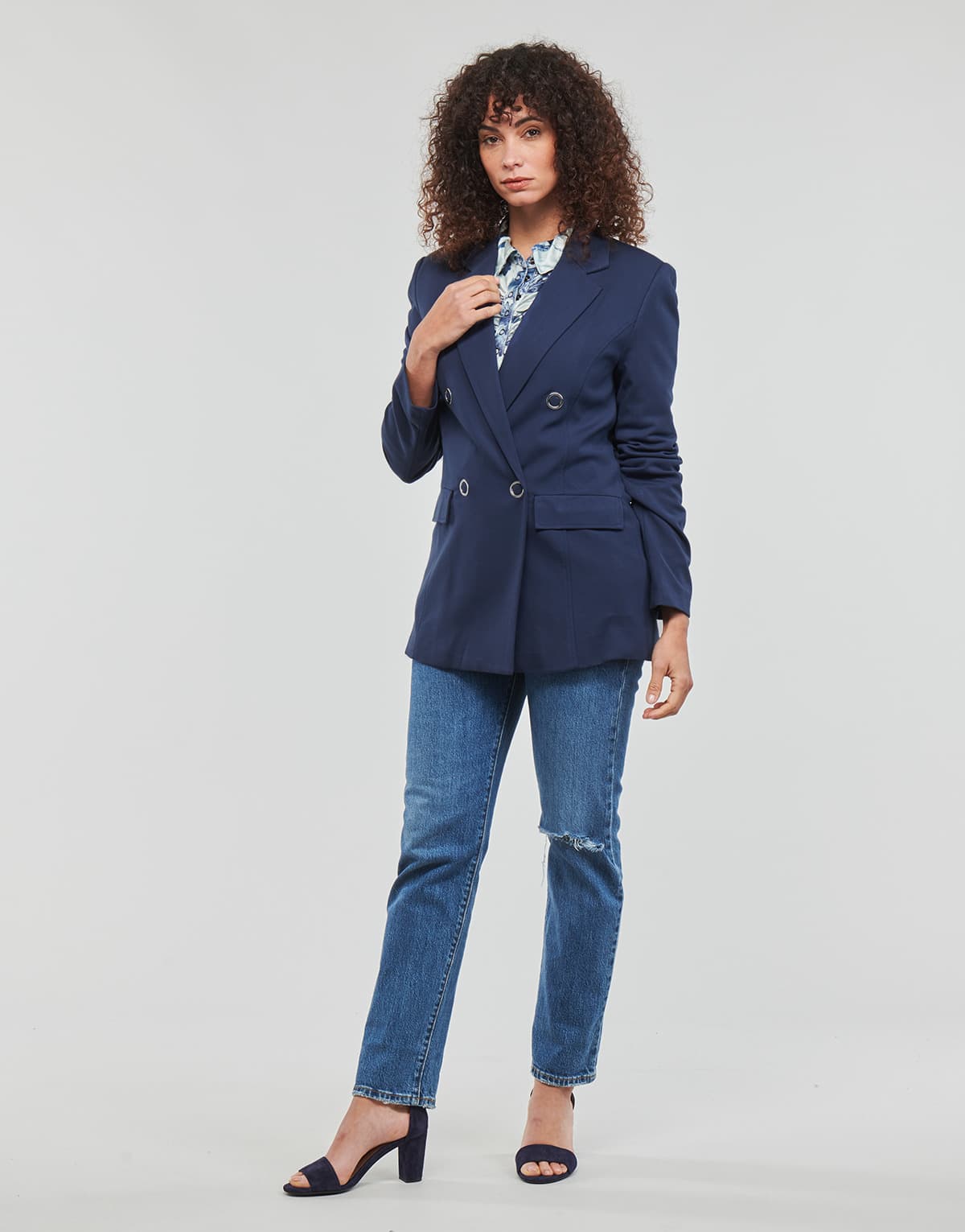 Women's Blazers Guess Blue