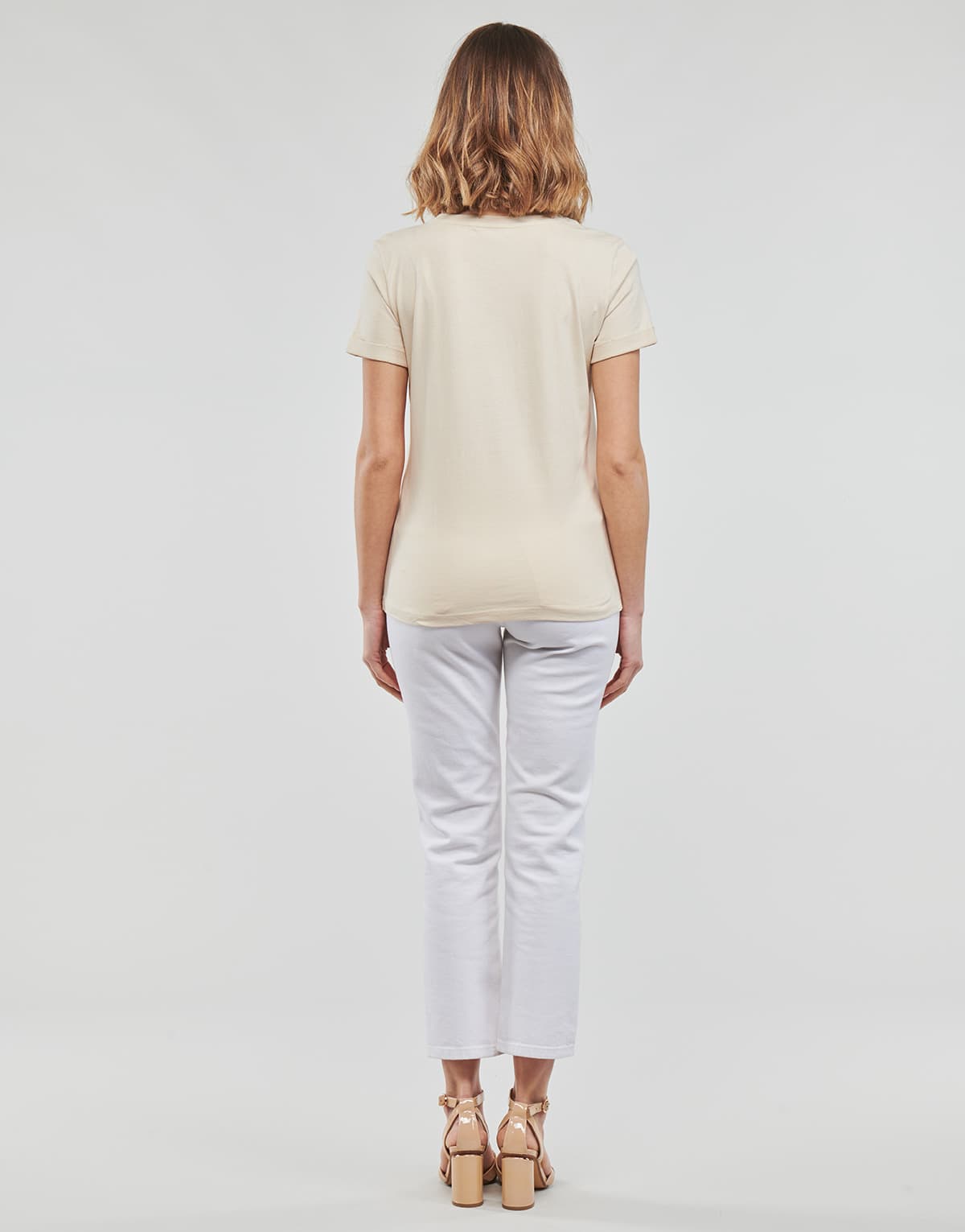 Women's T-Shirts Guess Beige