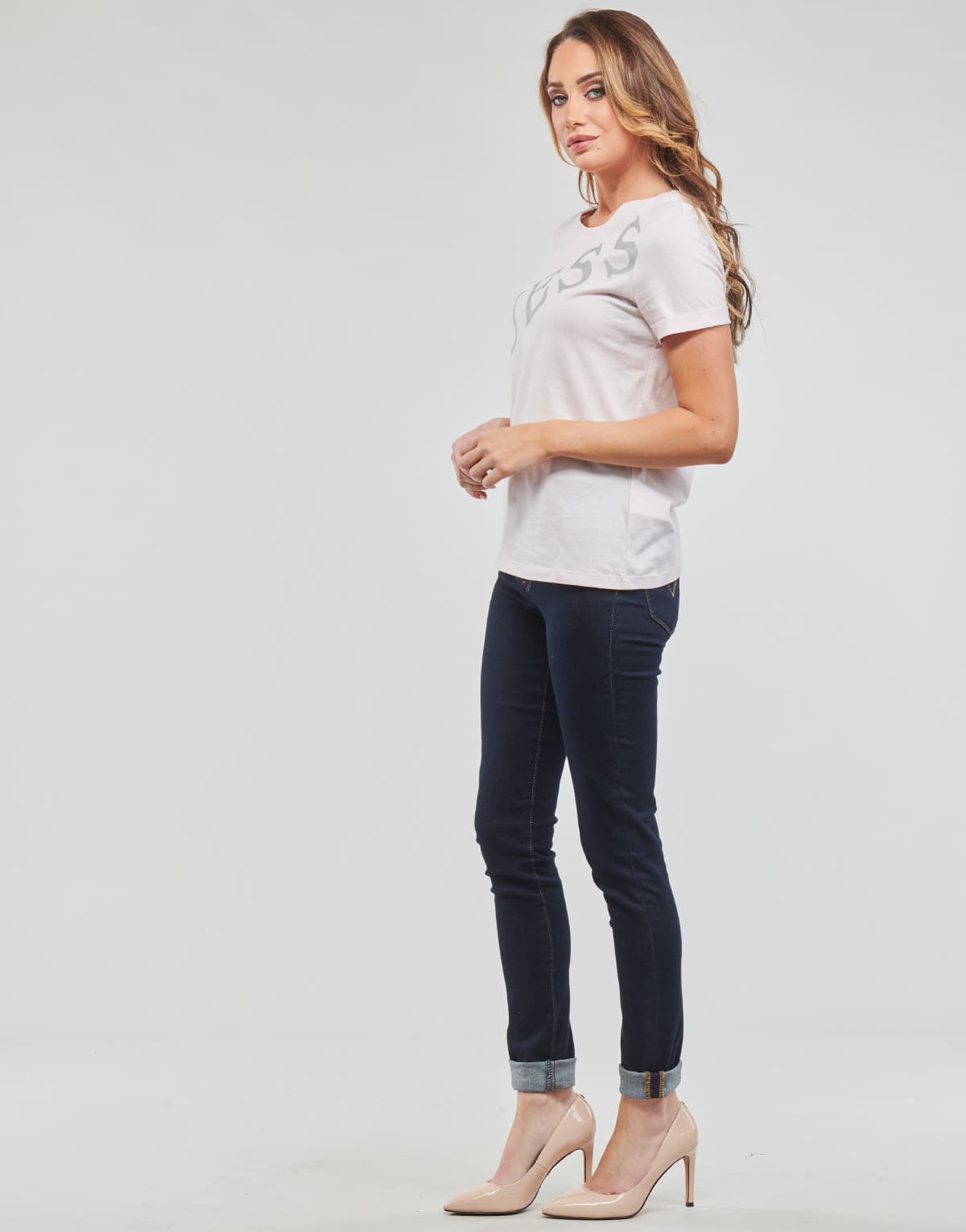 Women's T-Shirts Guess Pink