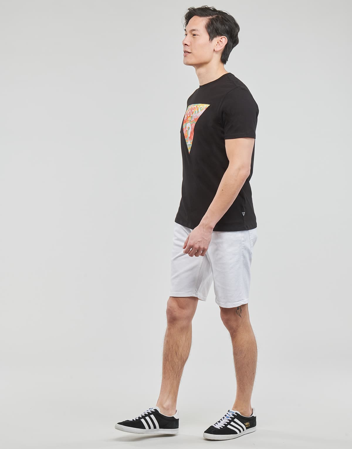 Men's T-Shirts Guess Black