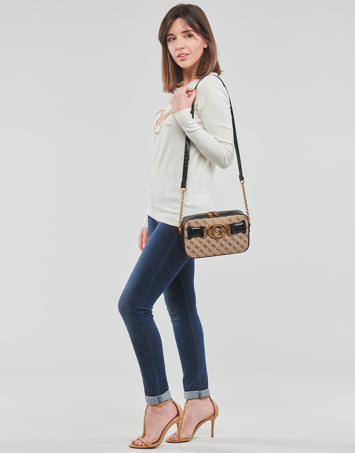 Women's Sports T-Shirts Guess White