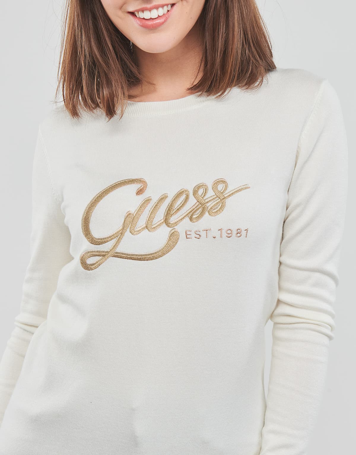 Women's Sports T-Shirts Guess White
