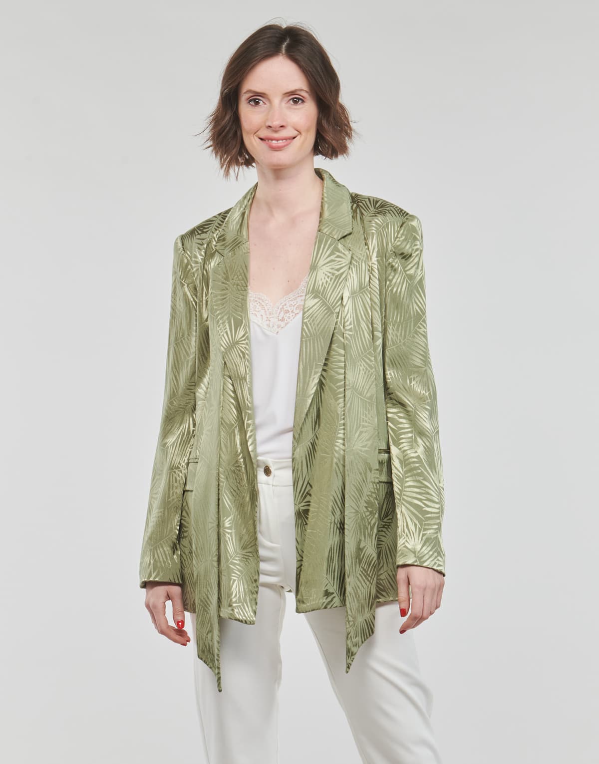 Women's Blazers Guess Khaki
