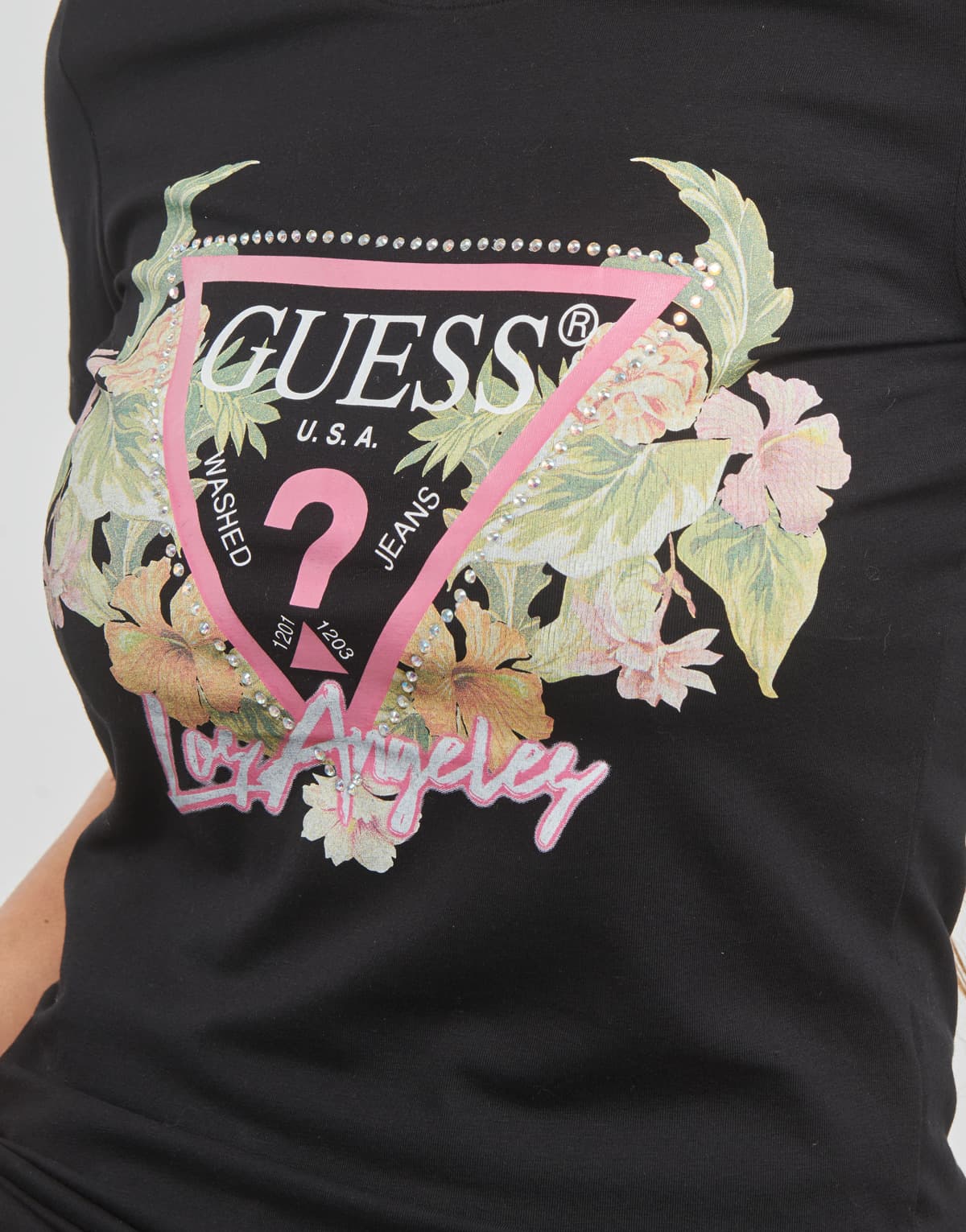 Women's T-Shirts Guess Black