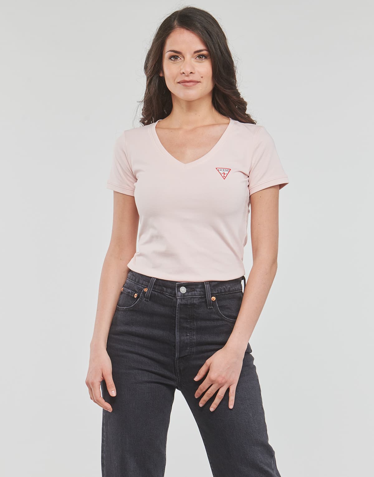 Women's T-Shirts Guess Pink