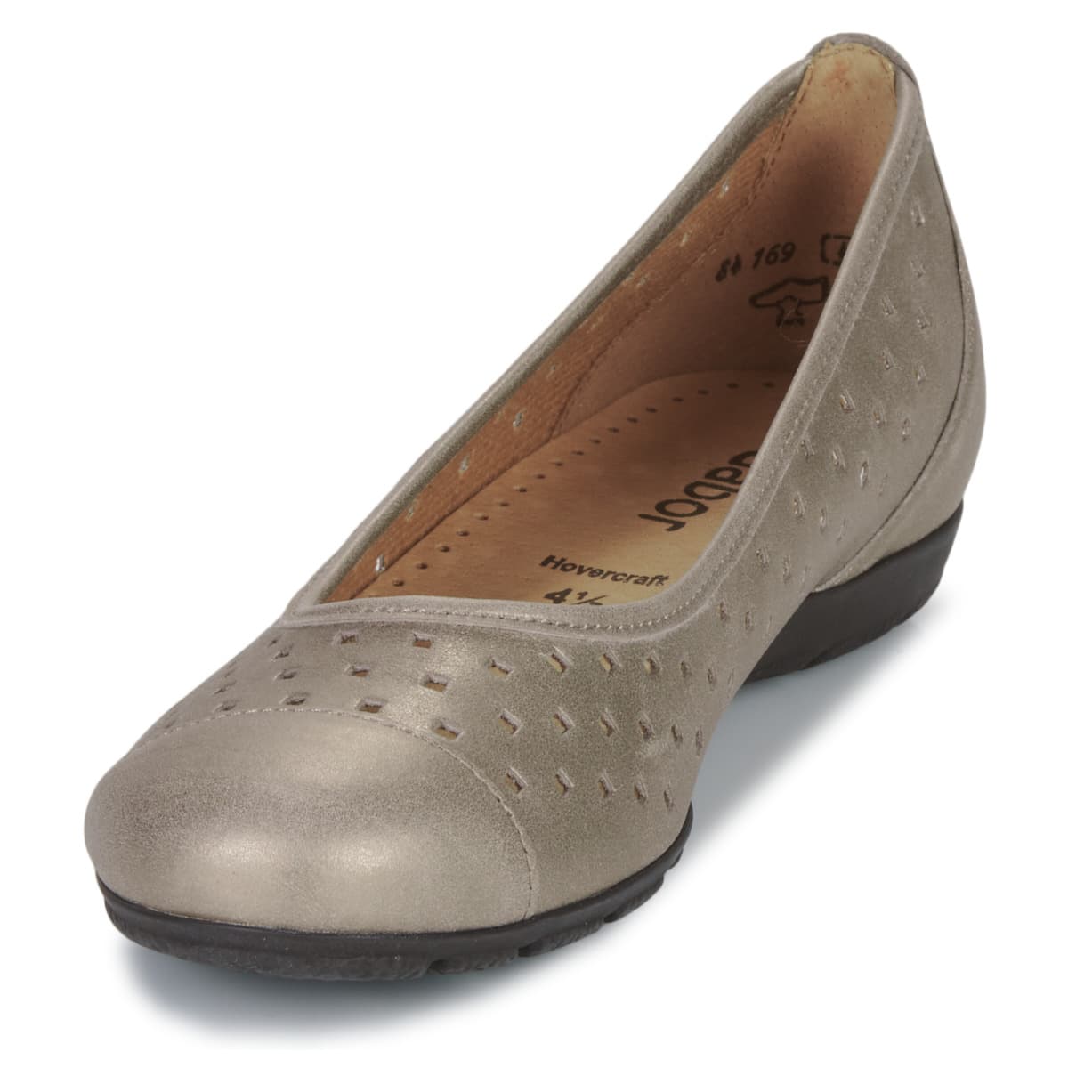 Women's Ballet Flats Gabor Gold