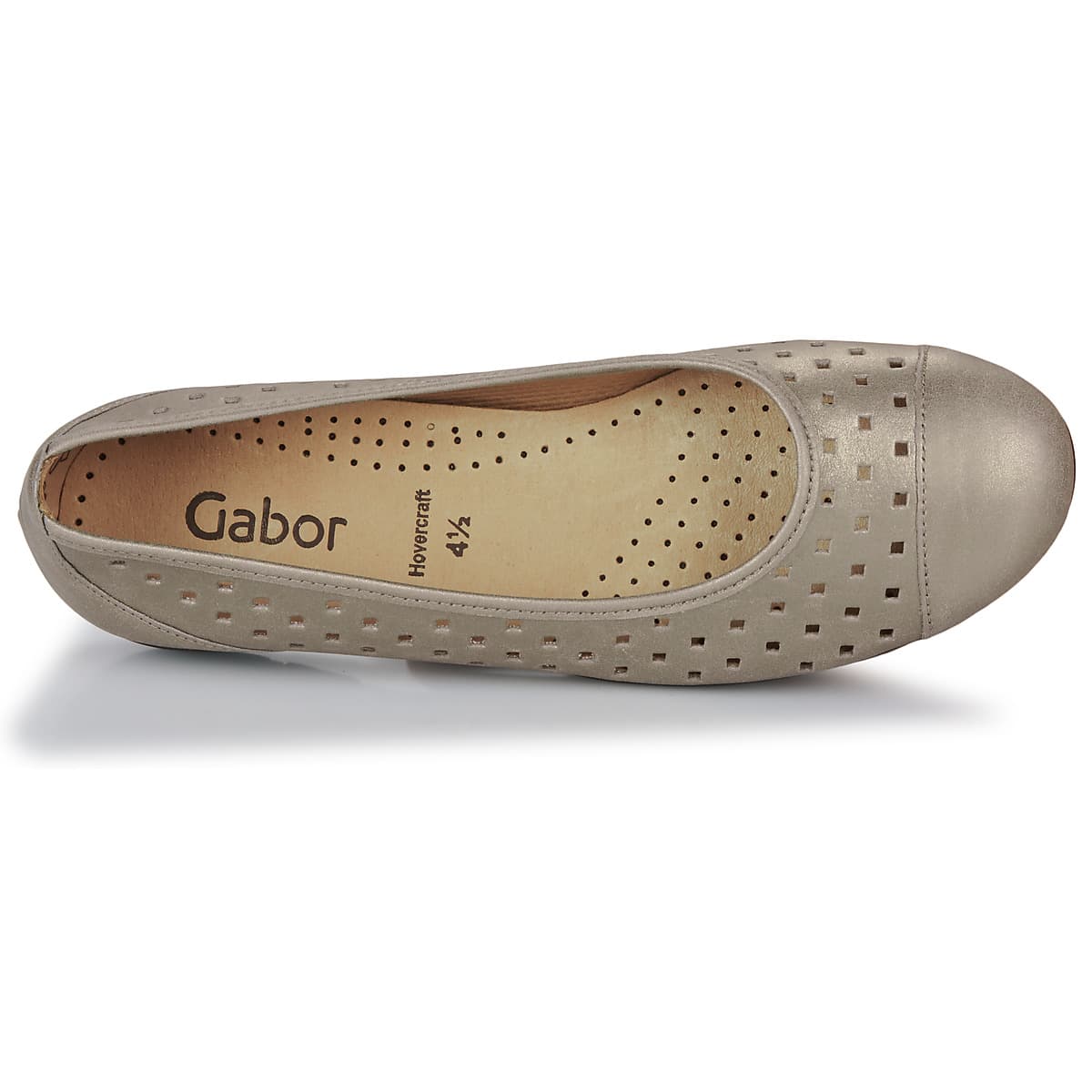 Women's Ballet Flats Gabor Gold