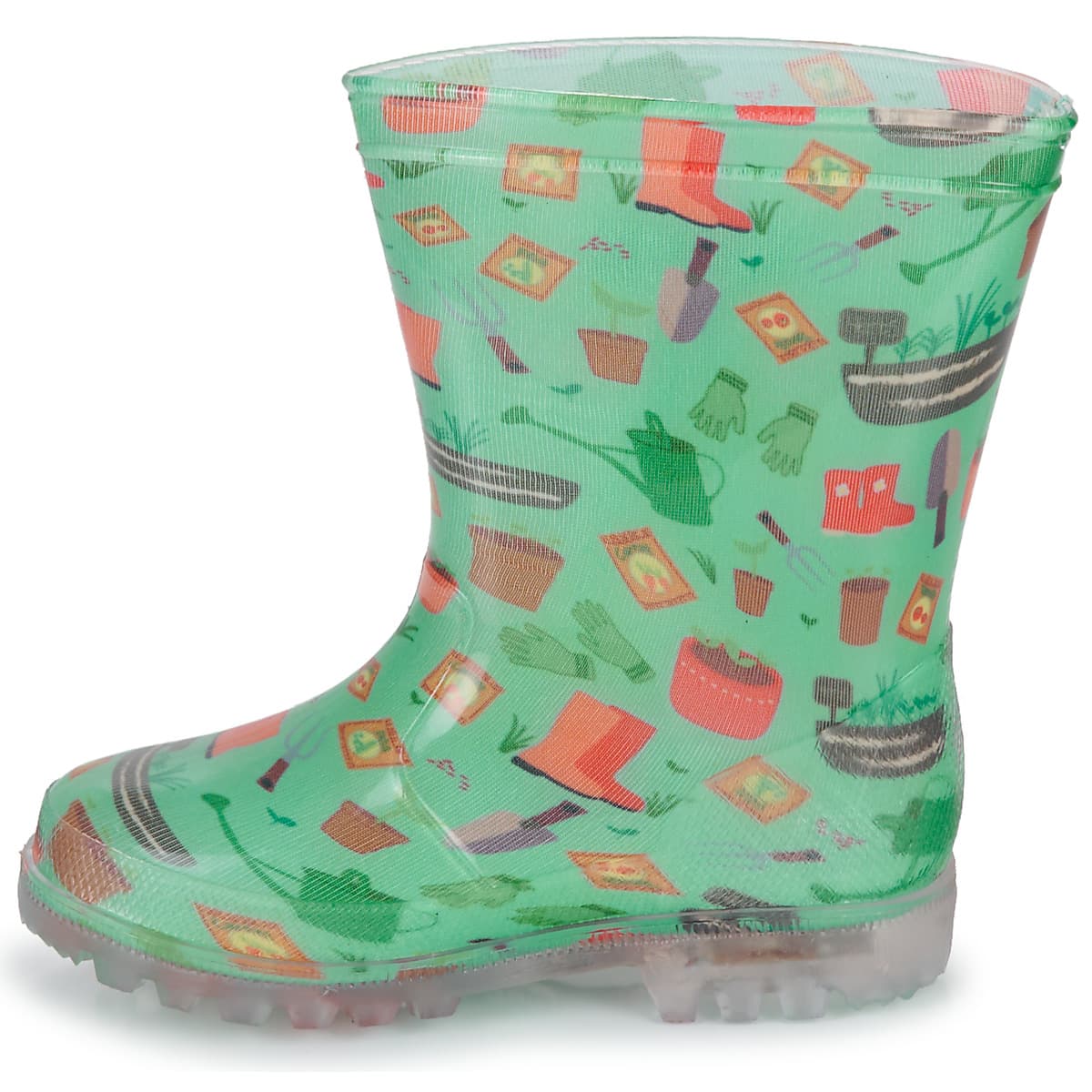 Boys' Wellington Boots Be Only Green