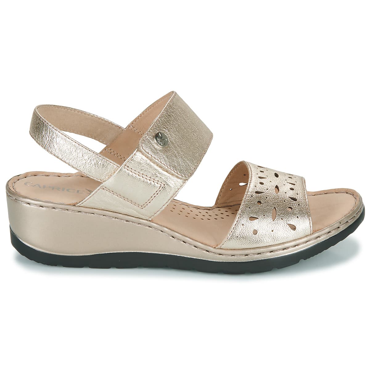 Women's Platforms Caprice Gold