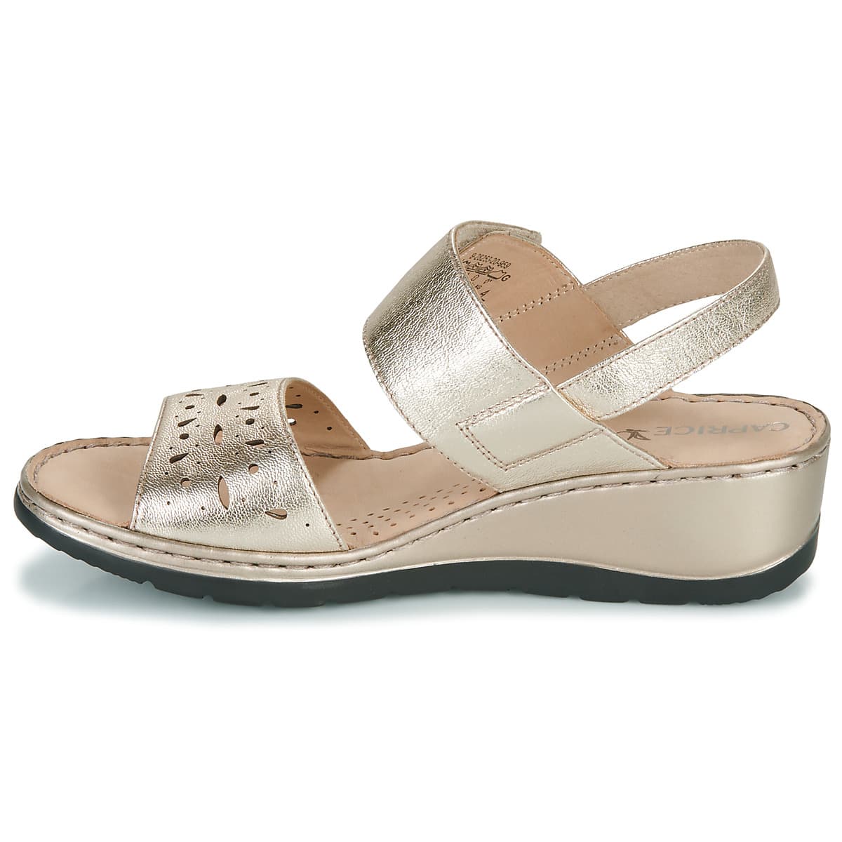 Women's Platforms Caprice Gold