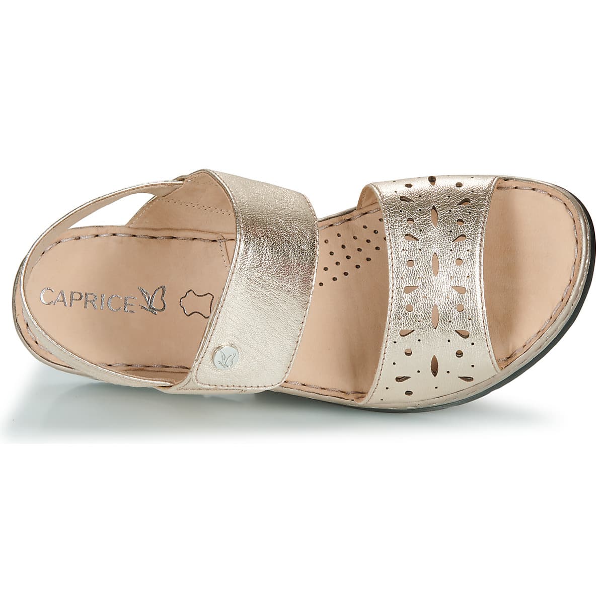 Women's Platforms Caprice Gold