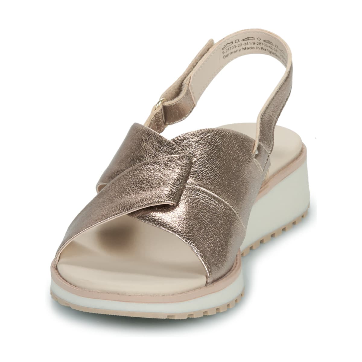 Women's Platforms Caprice Gold