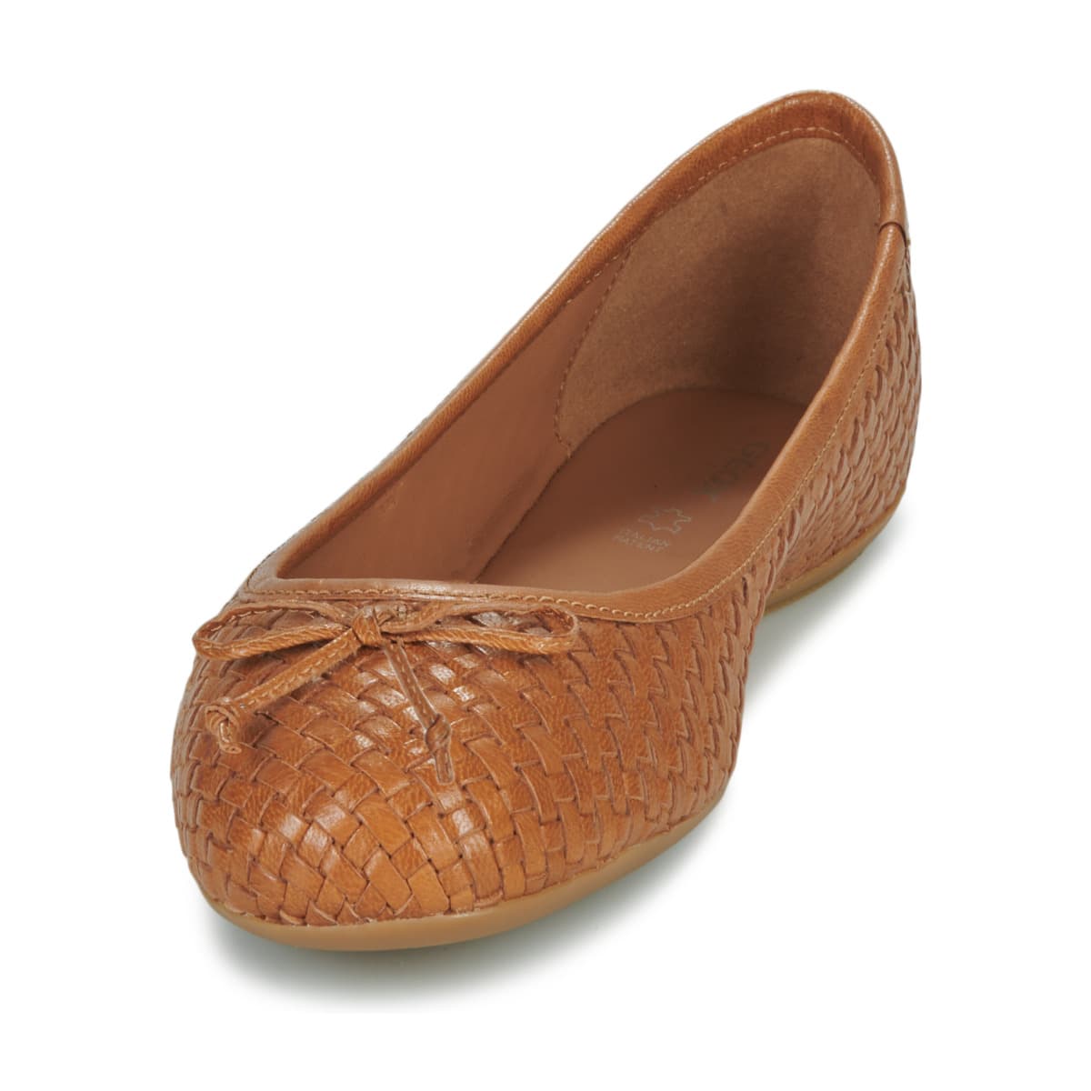 Women's Ballet Flats Geox Brown