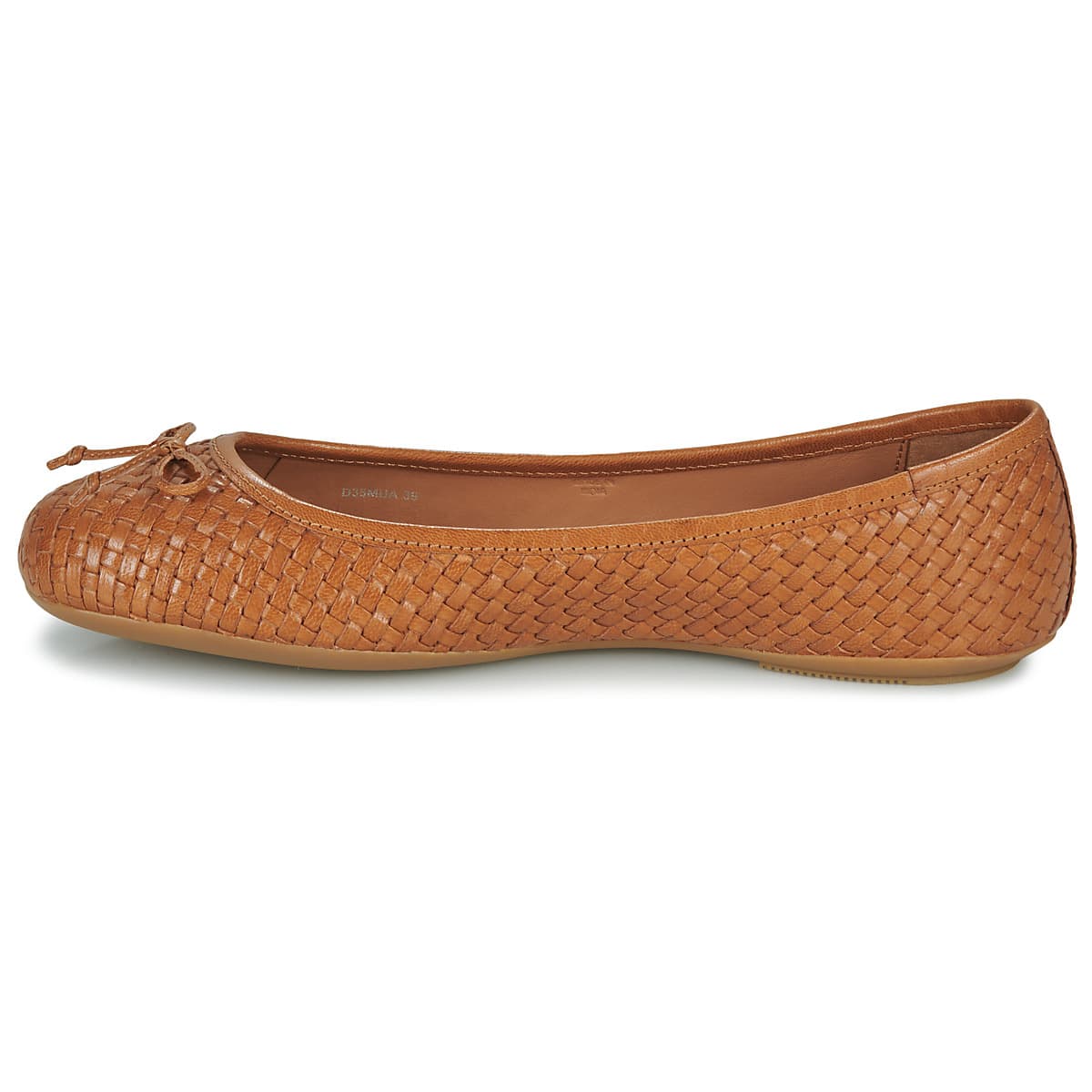 Women's Ballet Flats Geox Brown