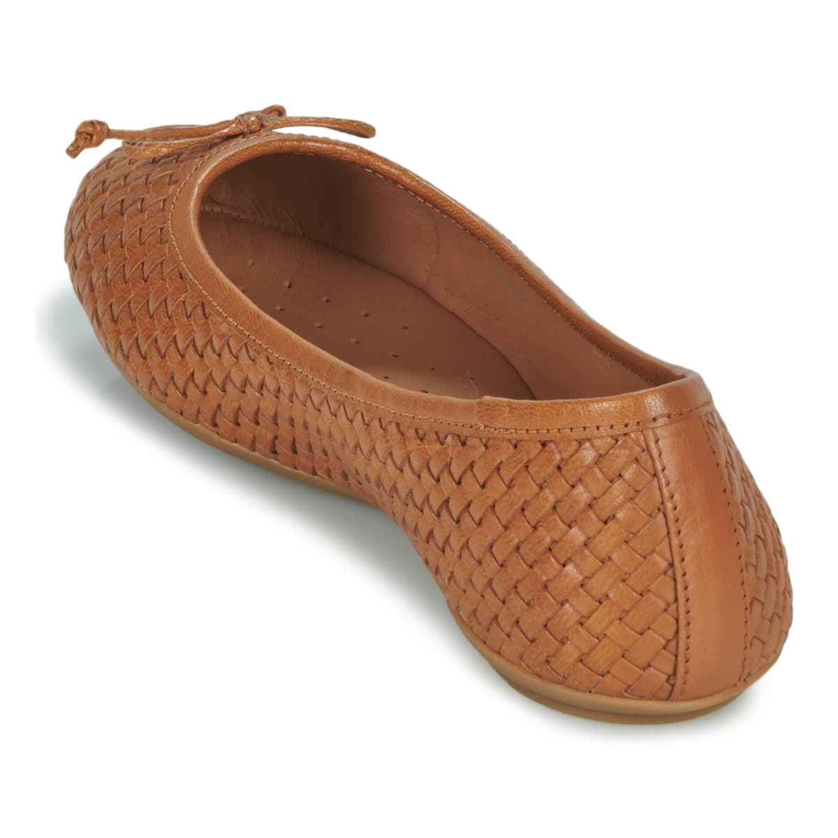Women's Ballet Flats Geox Brown