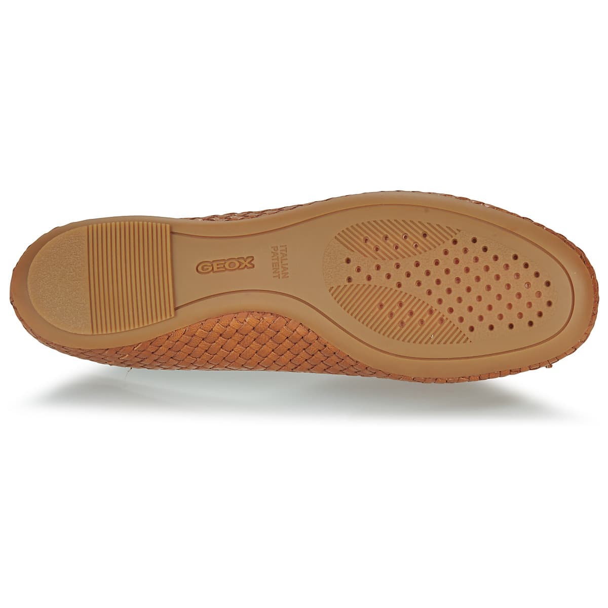 Women's Ballet Flats Geox Brown